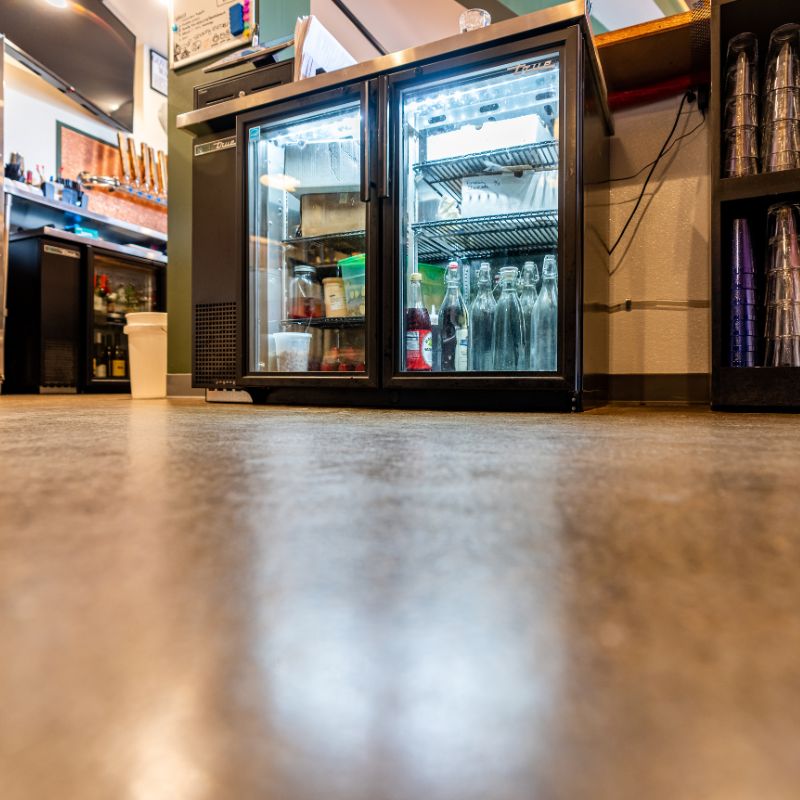grind-and-seal-industrial-flooring-in-northwest-arkansas Industrial kitchen floors Northwest Arkansas. Pace X Concrete Coatings.